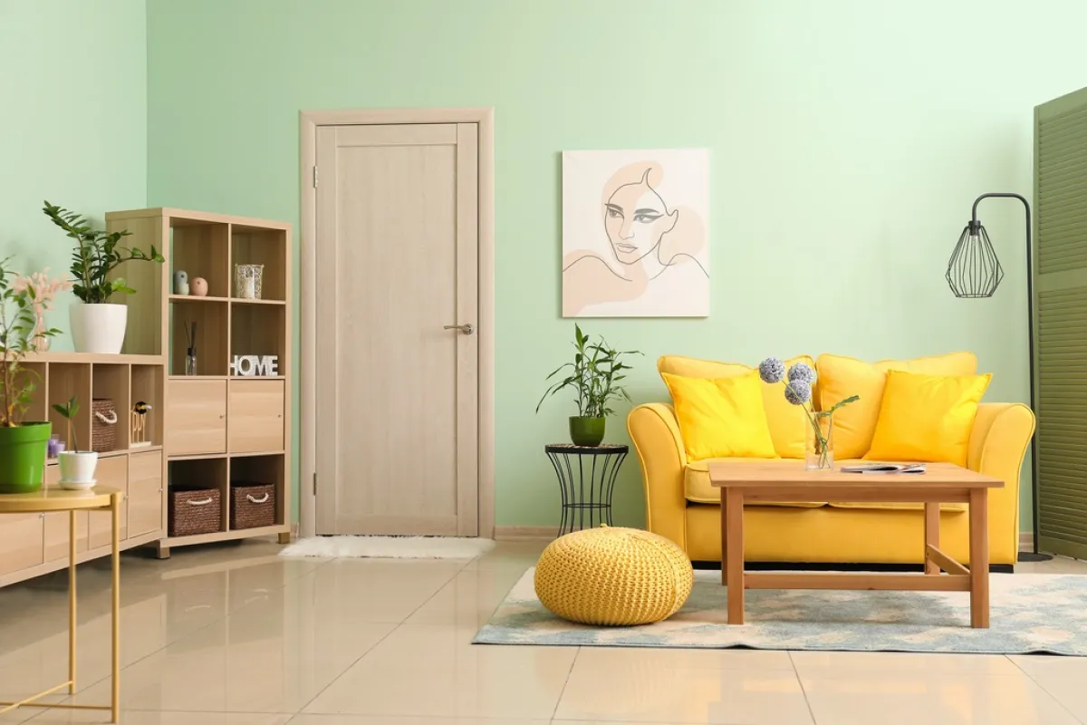 ديكور ربيعي في منطقة المعيشة