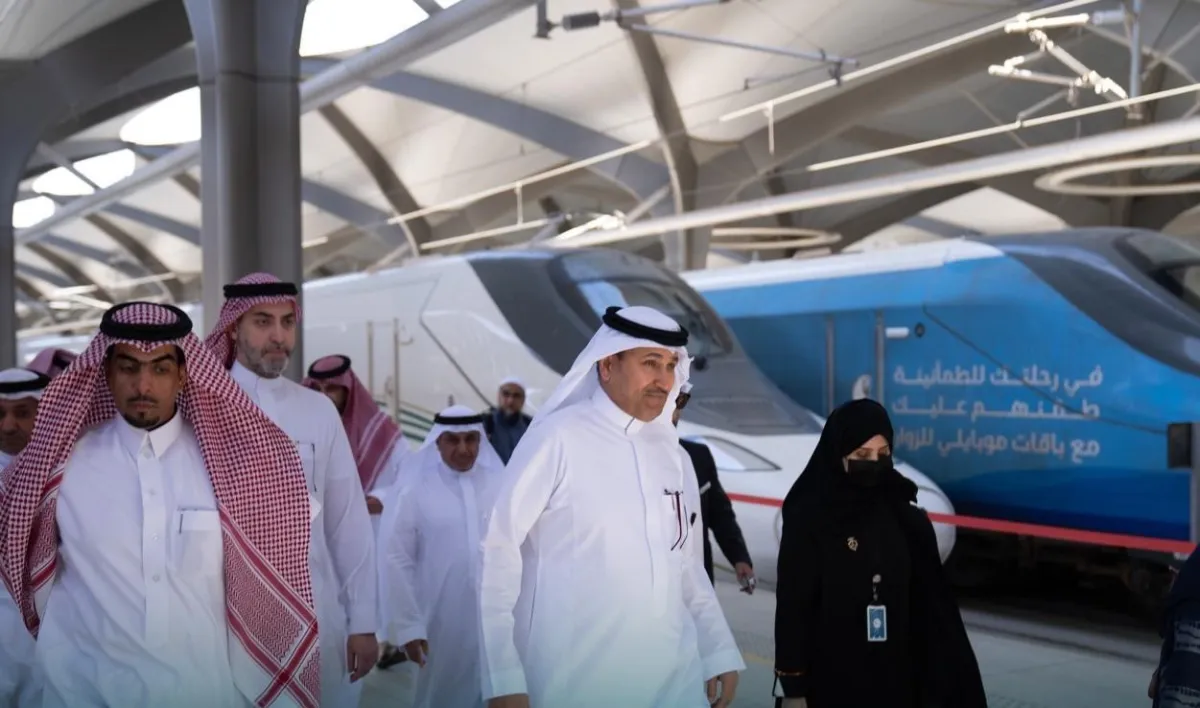 تجربة التاكسي الطائر في موسم حج 1445 - الصورة من حساب وزارة النقل والخدمات اللوجستية على منصة إكس