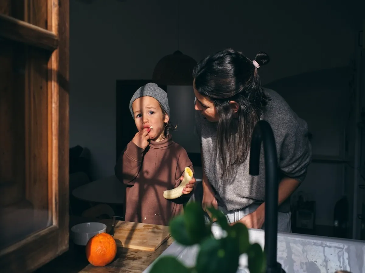 صورة لأم مع طفلها