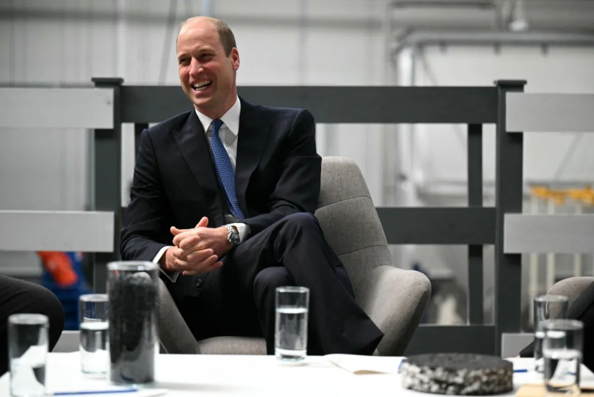 الأمير ويليام في سيهام، شمال شرق إنجلترا (Prince William in Seaham, north east England). مصدر الصورة: Oli SCARFF / POOL / AFP