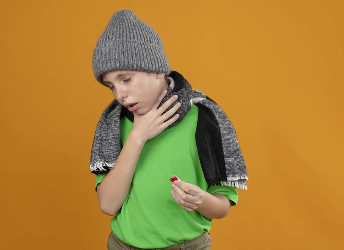 صورة لطفل مريض