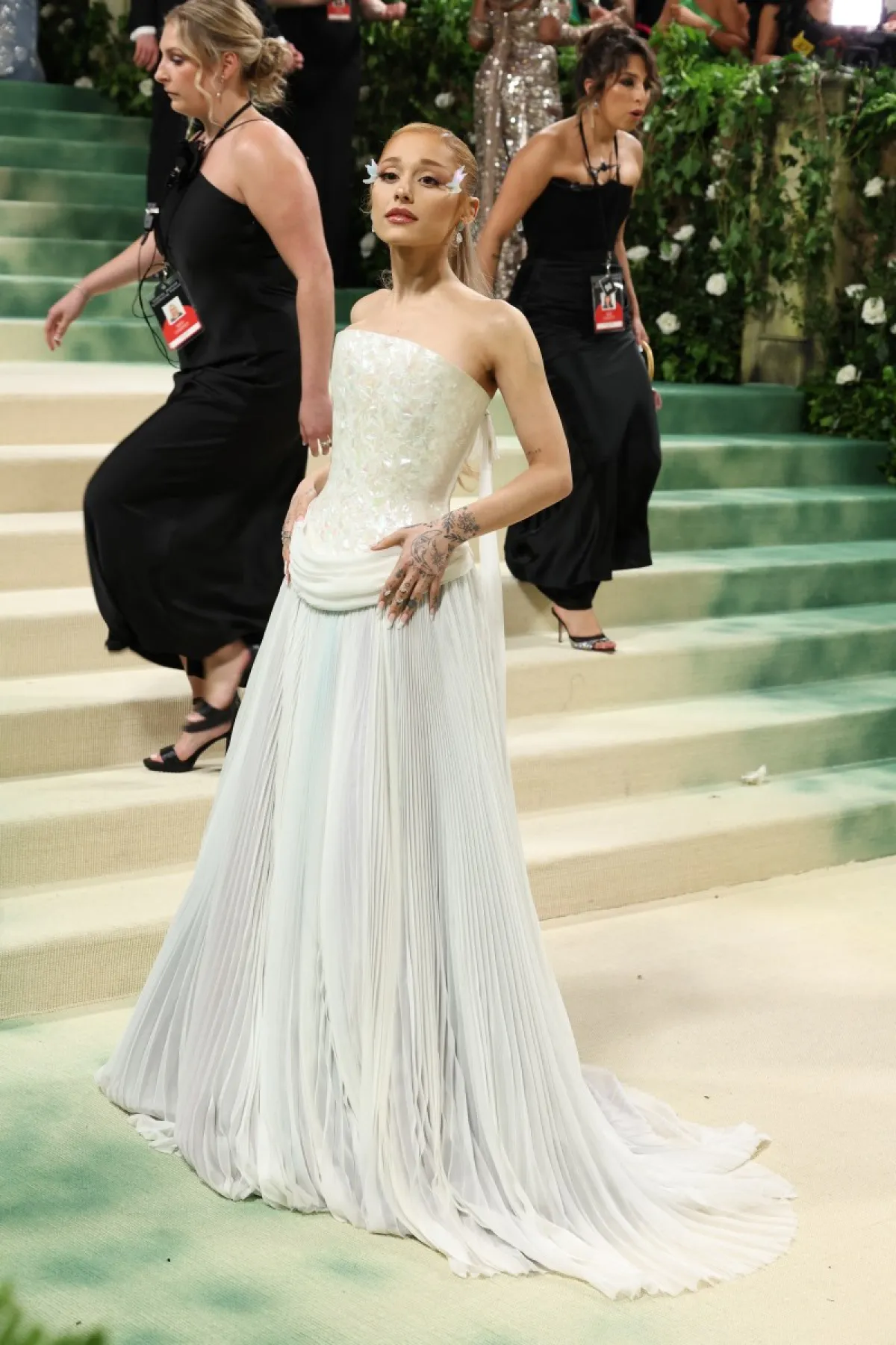 أريانا غراندي Ariana Grande في حفل ميت غالا 2024 (مصدر الصورة:  Marleen Moise / GETTY IMAGES NORTH AMERICA / Getty Images via AFP)