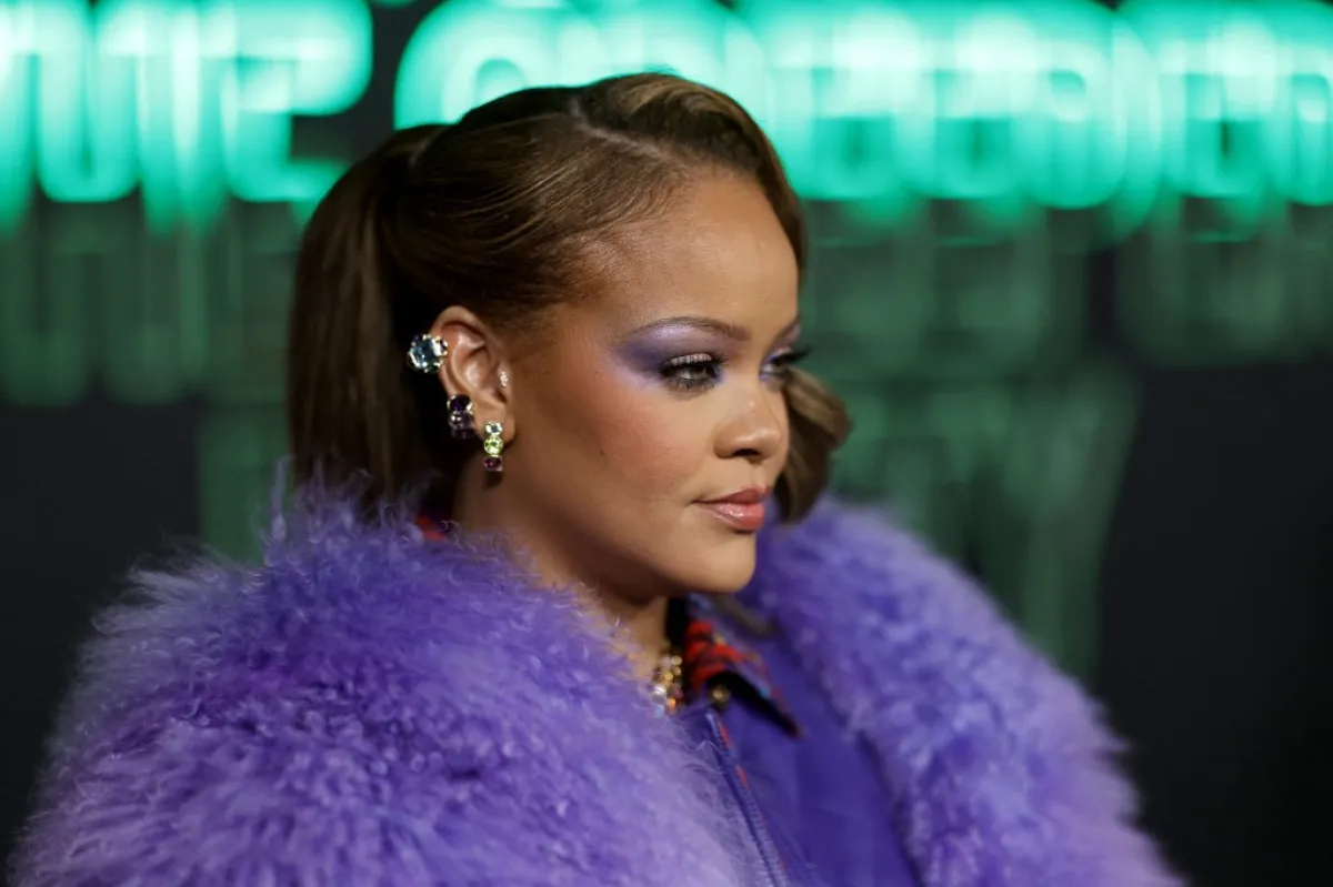 ريهانا Rihanna في حفل FENTY x PUMA Sneaker (مصدر الصورة: Frazer Harrison / GETTY IMAGES NORTH AMERICA / Getty Images via AFP)