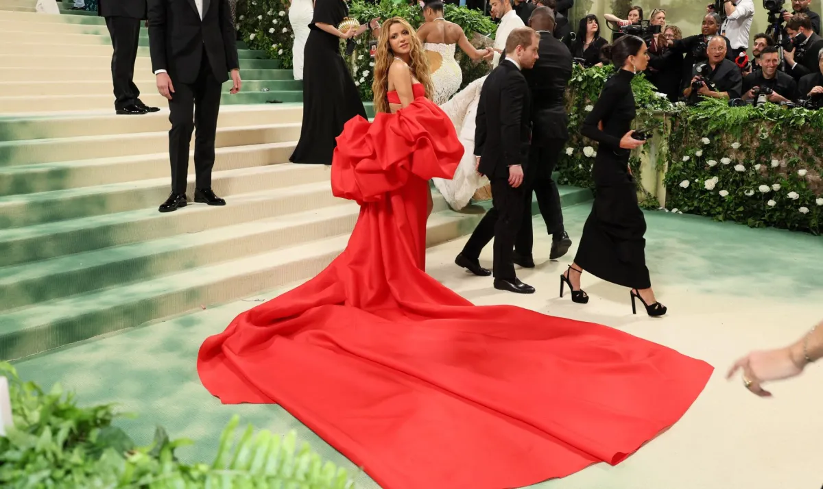 شاكيرا Shakira في حفل ميت غالا 2024 (مصدر الصورة : Dia Dipasupil / Getty Images via AFP)