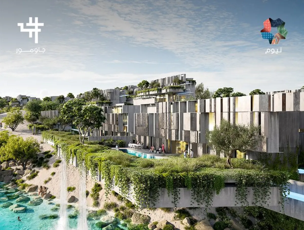 جاومور هي وجهة سكنيّة استثنائيّة. الصورة من الحساب الرسمي لنيوم على منصة x 