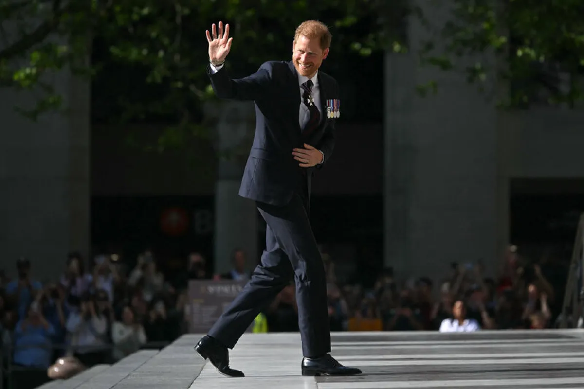 الأمير هاري Prince Harry في زيارته الأخيرة إلى لندن (مصدر الصورة: JUSTIN TALLIS / AFP)