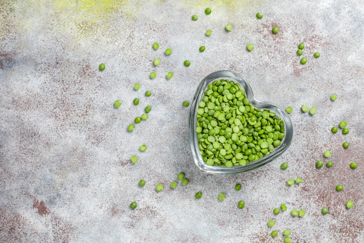 البازلاء المجففة 