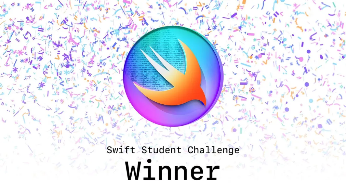 رسالة الفوز في تحدي سويفت