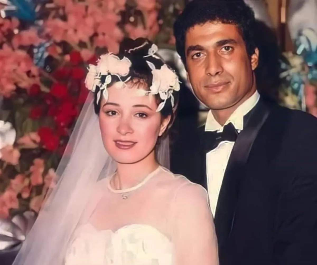 أحمد زكي وهالة فؤاد - صورة أرشفية