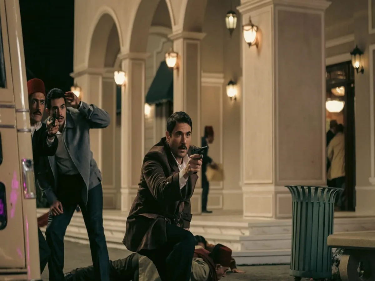 أحمد عز فى مشهد من فيلم فرقة الموت- الصوة من صفحة المستشار تركى آل الشيخ على فيس بوك