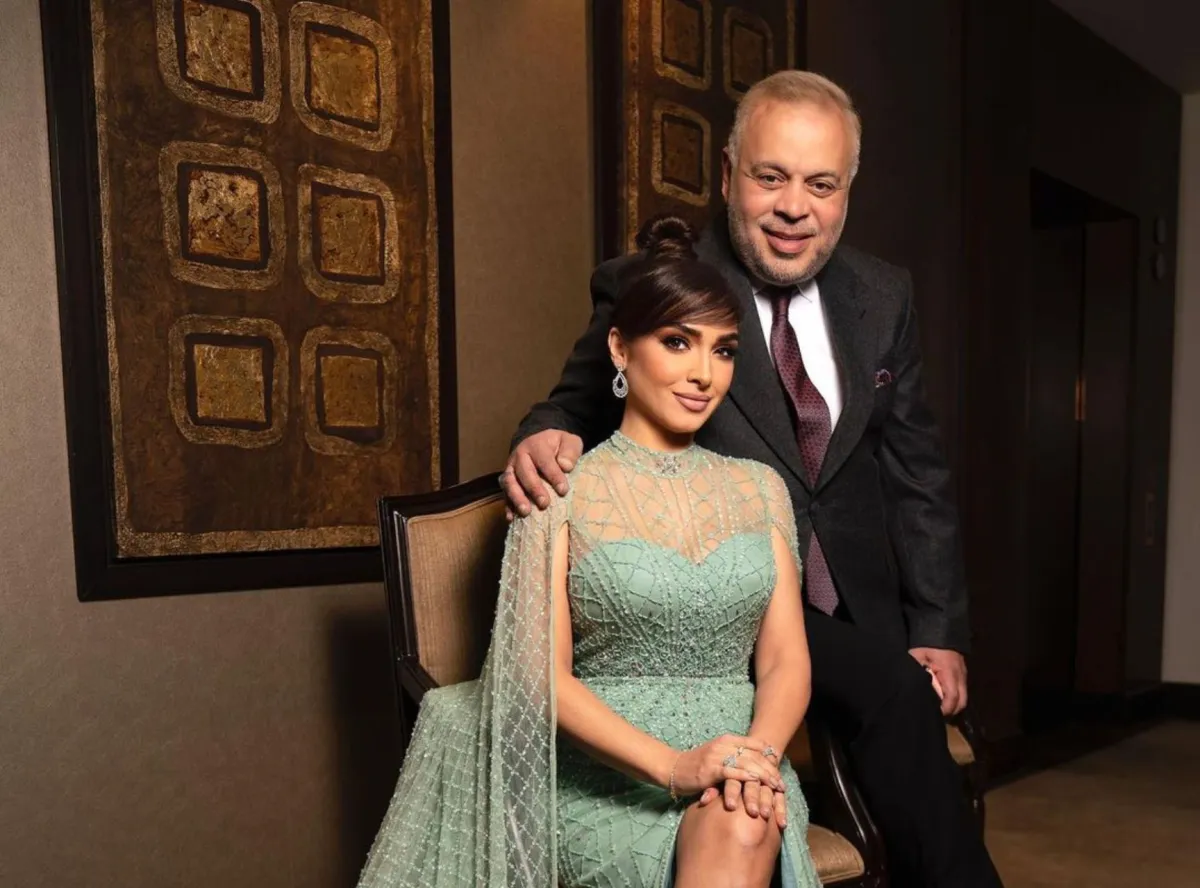 أشرف زكي وروجينا - الصورة من حساب أشرف زكي على انستغرام