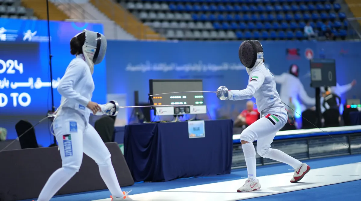 بطولة العالم لمبارزة الأيبيه للسيدات  - مصدر الصورة وكالة أنباء الإمارات