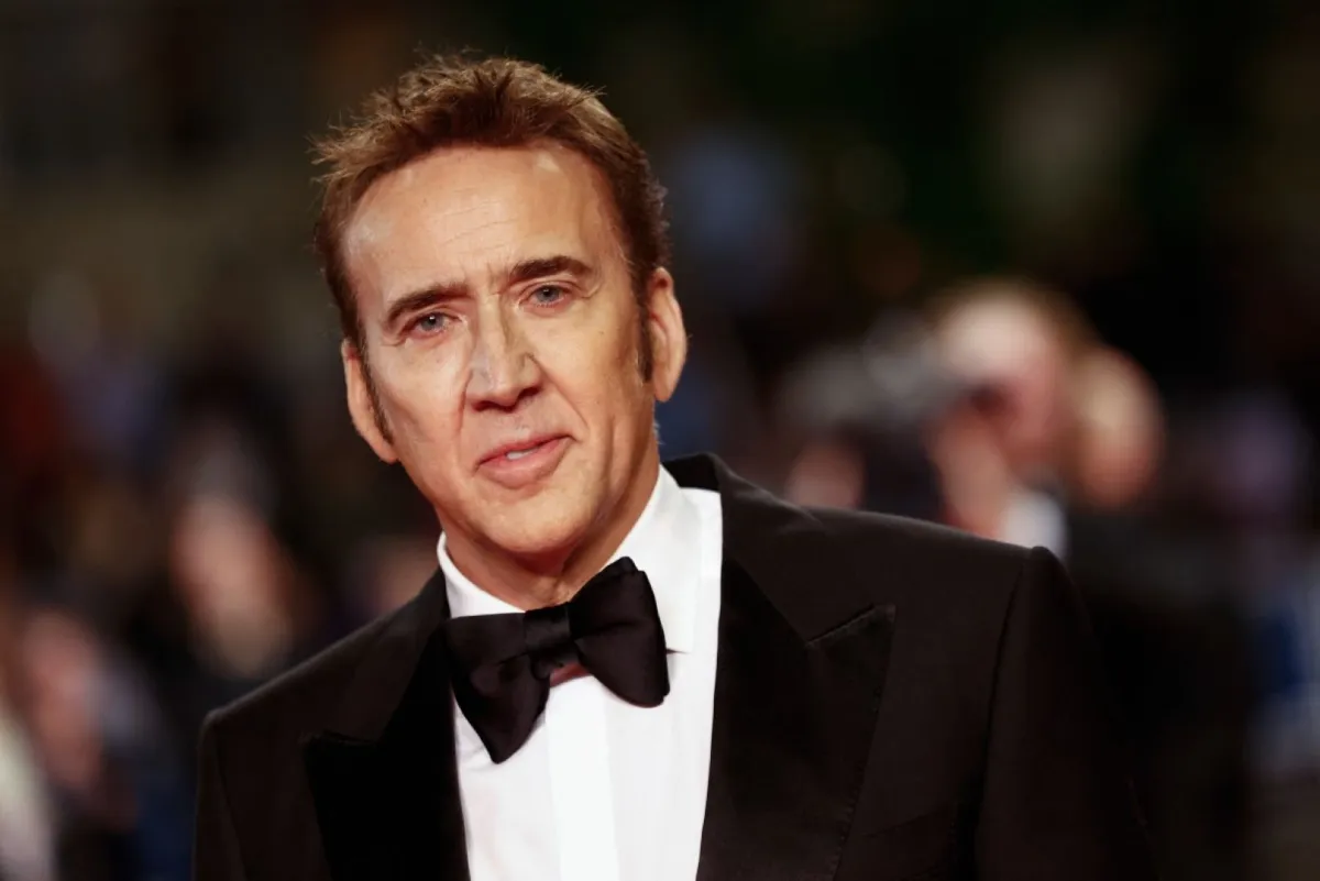نيكولاس كيدج في الدورة الـ77 لمهرجان كان السينمائي في مدينة كان جنوب فرنسا (Nicolas Cage at the 77th edition of the Cannes Film Festival in Cannes, southern France). مصدر الصورة: Sameer Al-Doumy / AFP