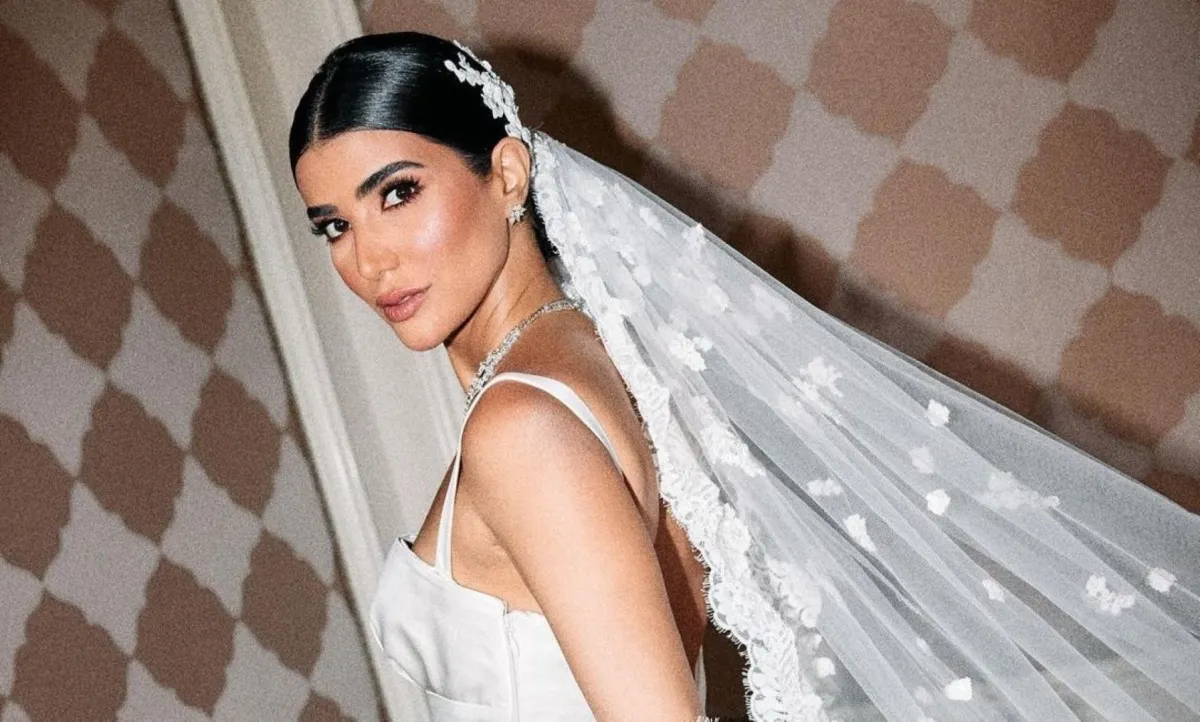 ريم سامي في حفل زفافها - الصورة من حسابها على إنستغرام