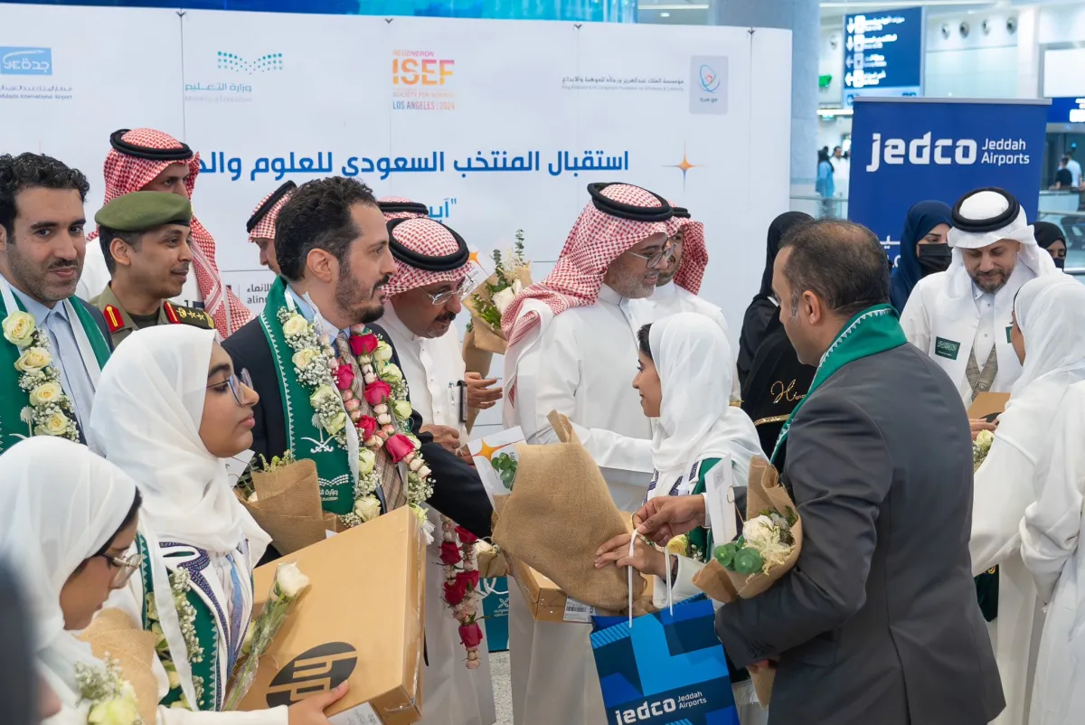 استقبال حافل وشعبي لأبطال آيسف. الصورة من الحساب الرسمي لموهبة على منصة x