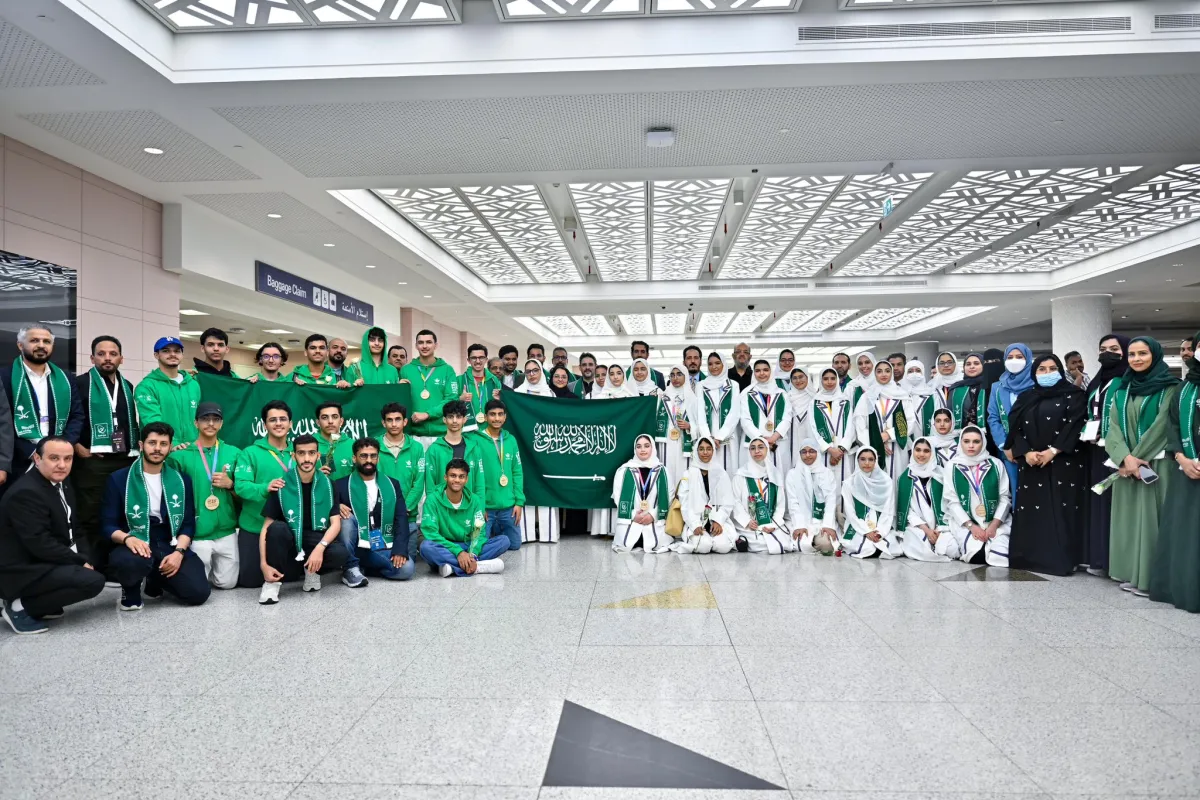 أبطال آيسف. الصورة من الحساب الرسمي لموهبة على منصة x