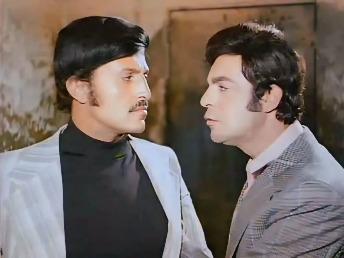 سمير غانم مع سمير صبري في أحد أعمالهما- صورة أرشيفية