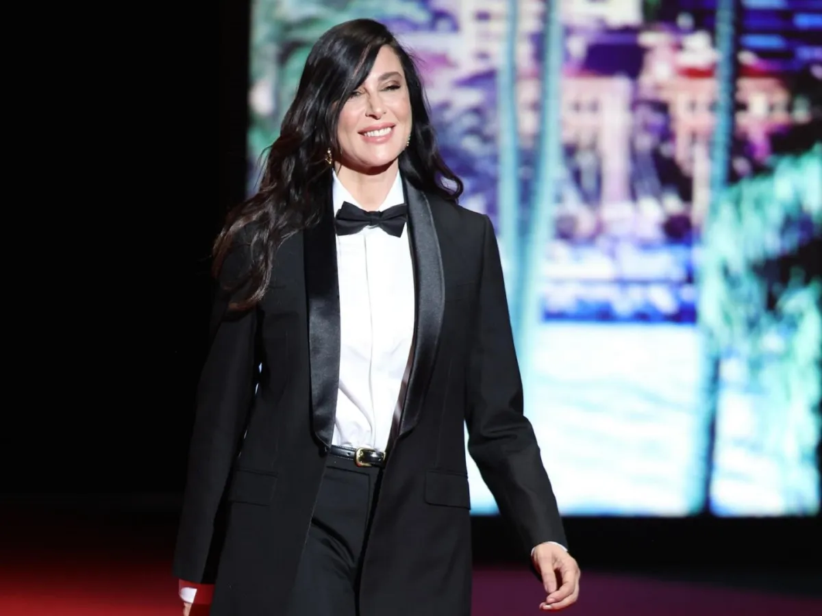 نادين لبكي في مهرجان كان السينمائي 2024- الصورة من العلاقات العامة لدار سيلين Celine