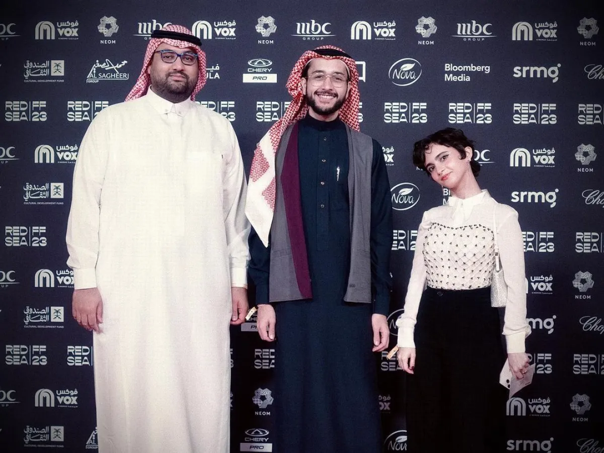 الأخوان قدس والفنانة نجم - مهرجان أفلام السعودية - الحساب الرسمي لفارس قدس على موقع إنستغرام