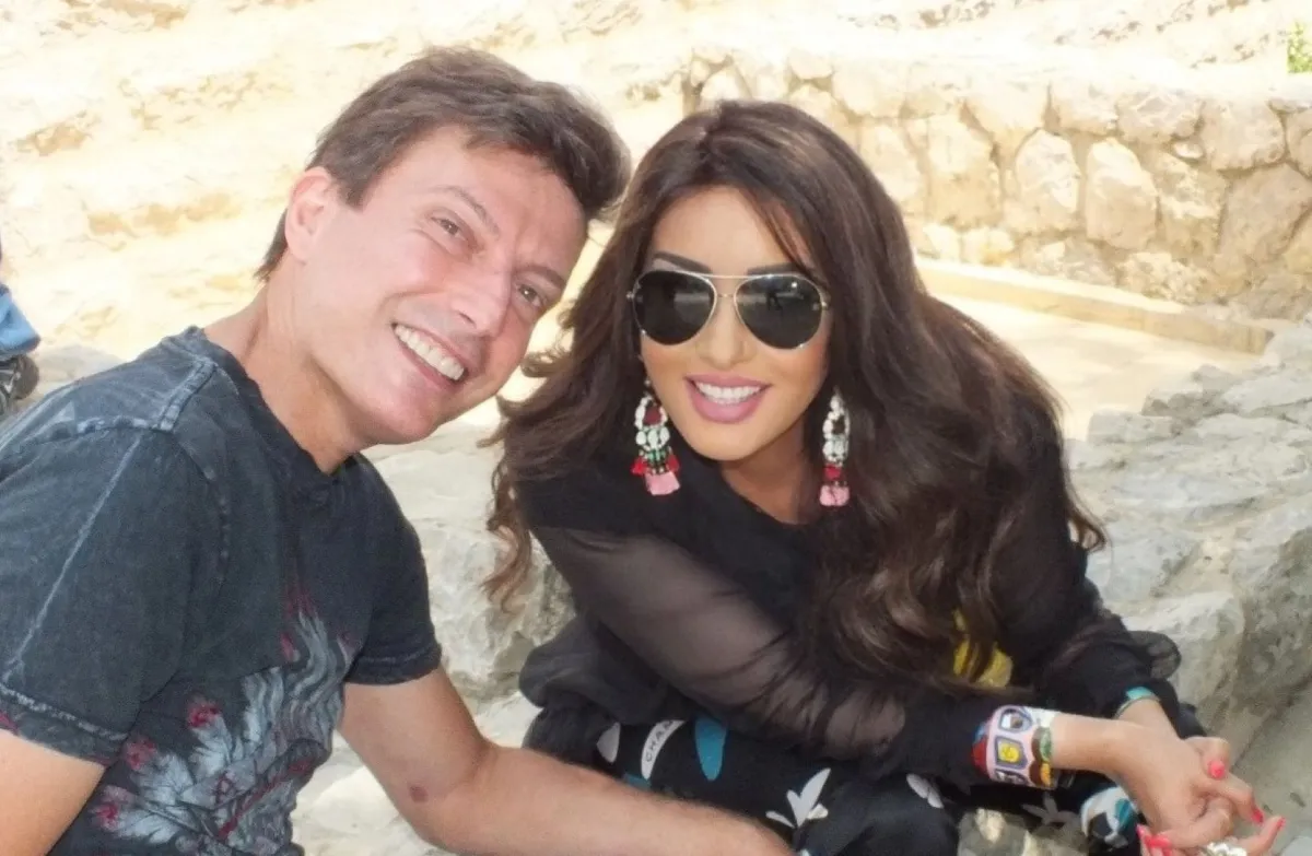 لطيفة برفقة طوني صوايا- الصورة من صفحتها على منصة إكس 