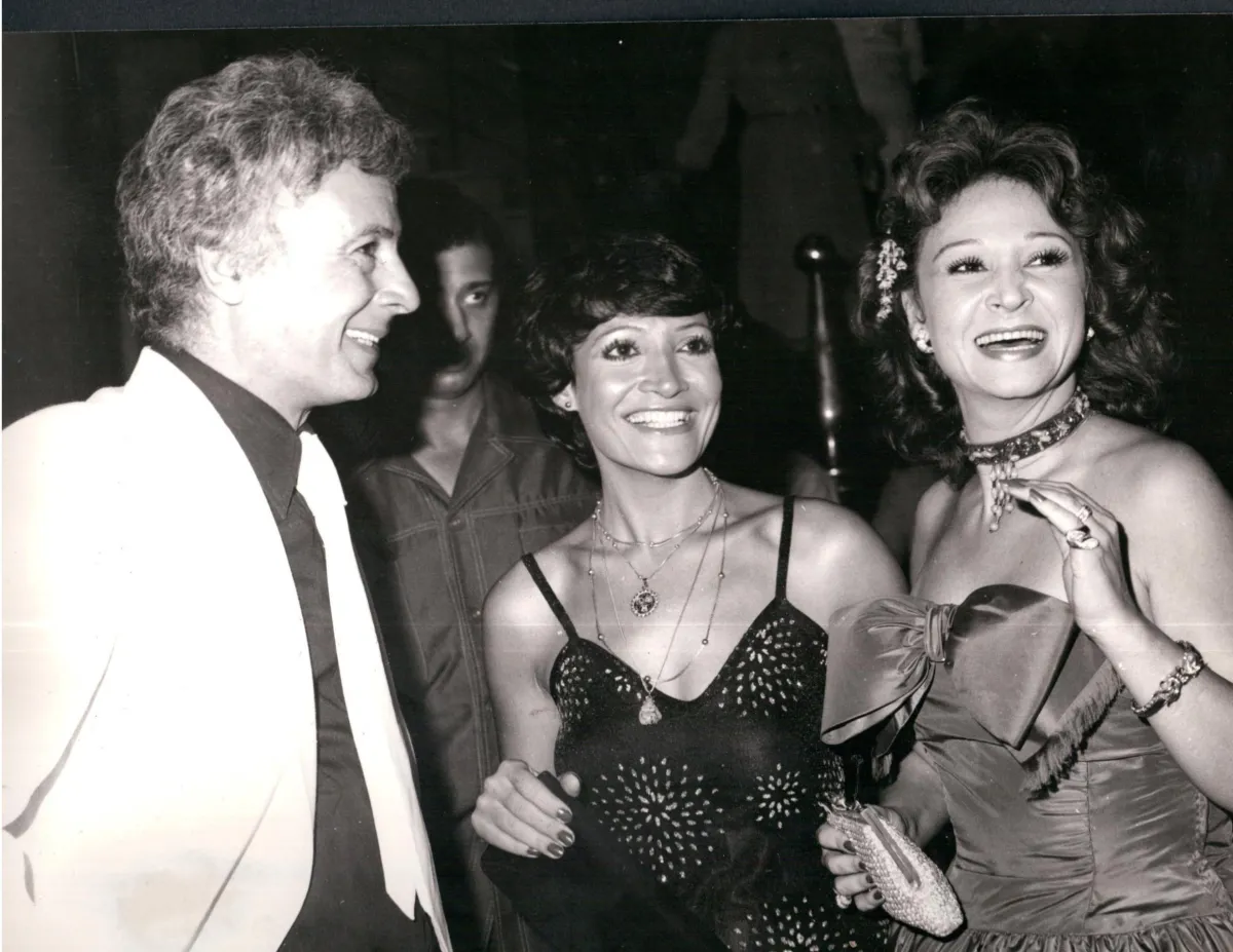 لبلبة وتيسير فهمي وسعيد عبد الغني من حفل الجمعية عام 1981 - الصورة من أرشيف  رئيس الجمعية الأمير أباظة