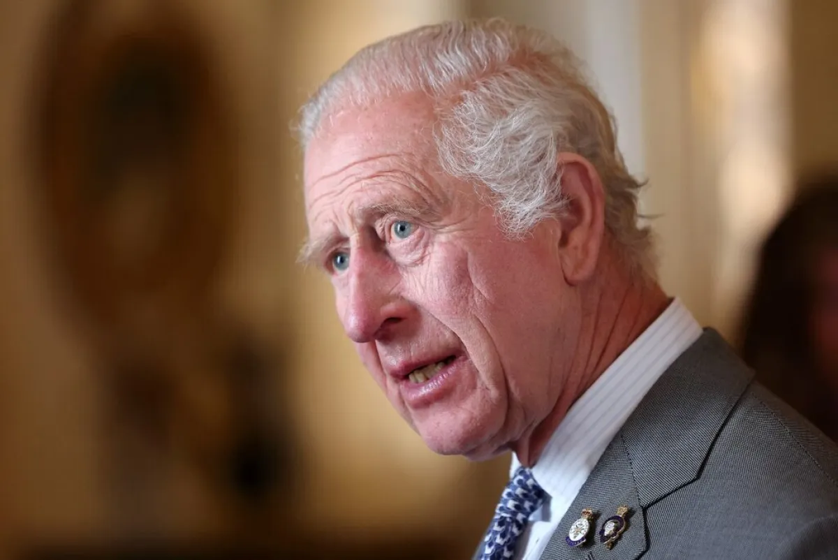 الملك تشارلز الثالث King Charles III في قصر باكنغهام (مصدر الصورة:  Chris Jackson / POOL / AFP)