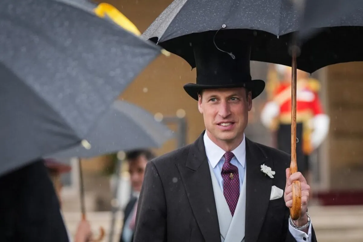 الأمير ويليام Prince William في حفل الحديقة (مصدر الصورة: Yui Mok / POOL / AFP)