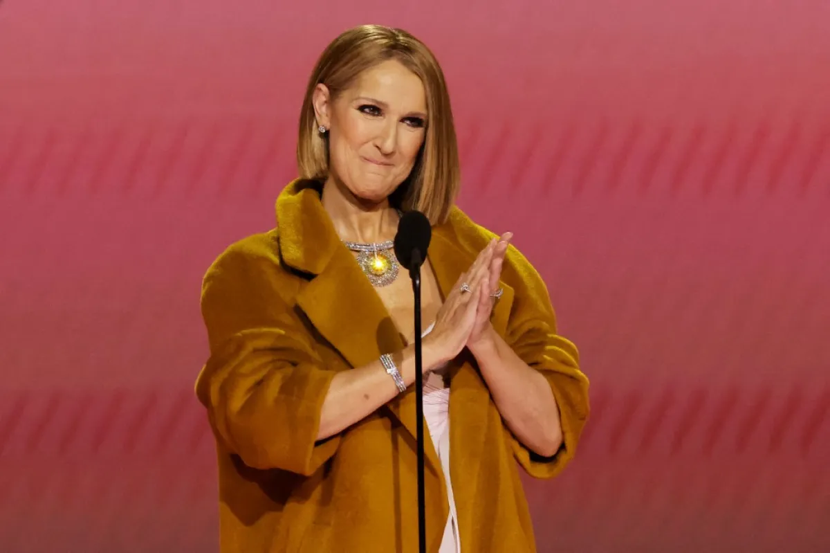 سيلين ديون Celine Dion في حفل توزيع جوائز غرامي (مصدر الصورة: KEVIN WINTER / GETTY IMAGES NORTH AMERICA / Getty Images via AFP)