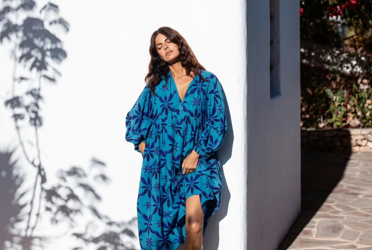 فستان مطبع من ماركة مونسون Monsoon لصيف 2024