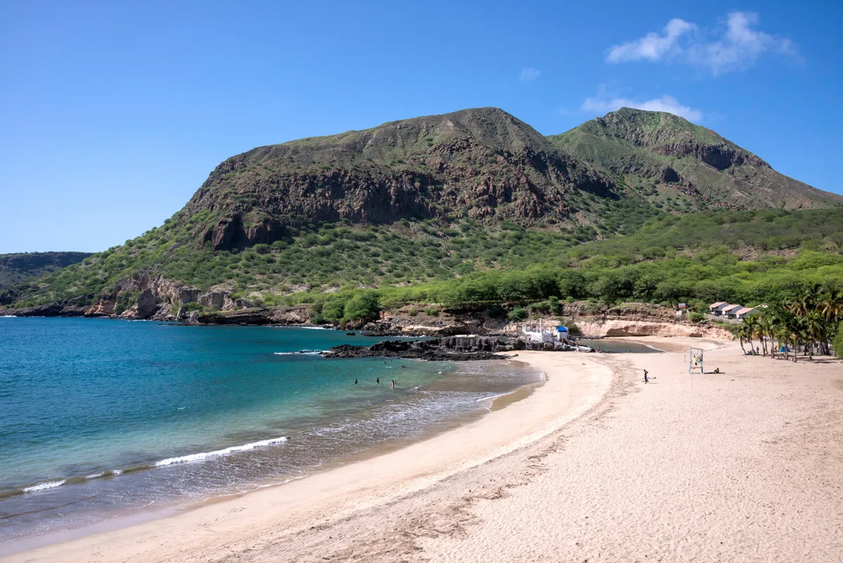 لقطة لأحد الشوطئ في كابو فيردي