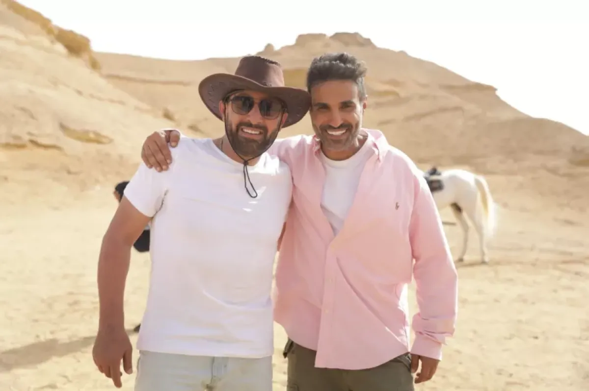 أحمد السقا وأحمد فهمي - الصورة من المكتب الإعلامي للشركة المنتجة للفيلم