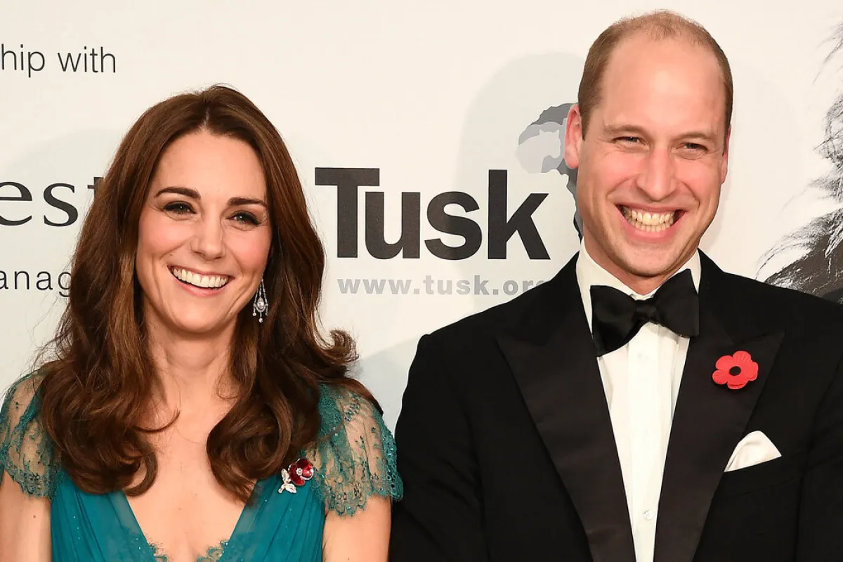الأمير ويليام وكيت ميدلتون  Prince William and Catherine في حفل جوائز The Tusk Conservation في لندن (مصدر الصورة: Jeff Spicer / POOL / AFP)