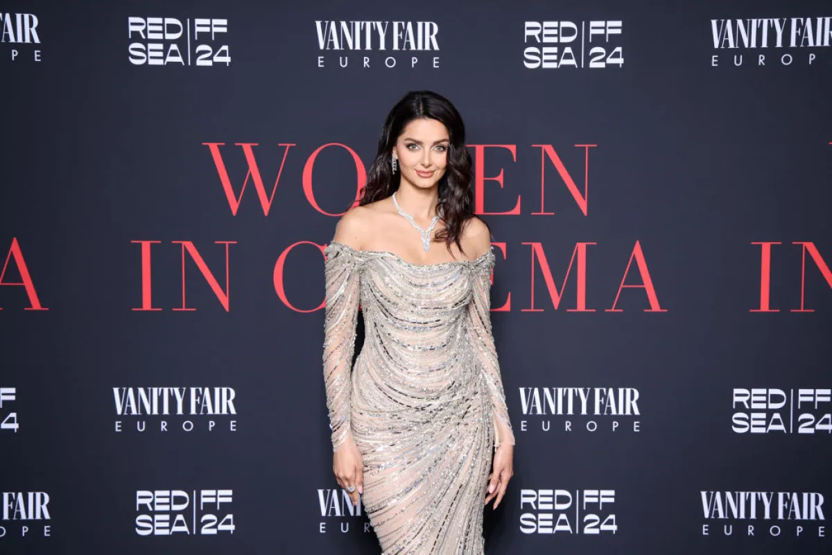 مهلاغا جابري Mahlagha Jaberi في حفل مبادرة المرأة في السينما في كان (مصدر الصورة: (Daniele Venturelli/Getty Images for Red Sea International Film Festival