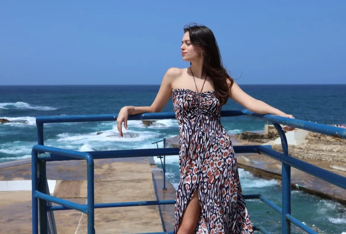 فستان بحر من تصميم سيما بيضون - الصورة من المصممة 