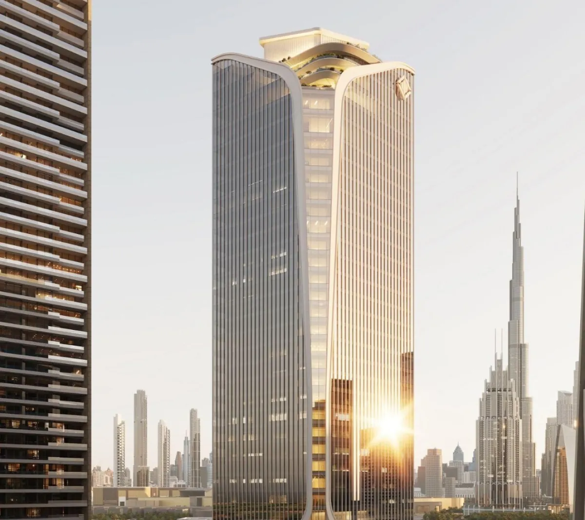 برج تجاري جديد بتكلفة 1.1 مليار درهم - الصورة من وام