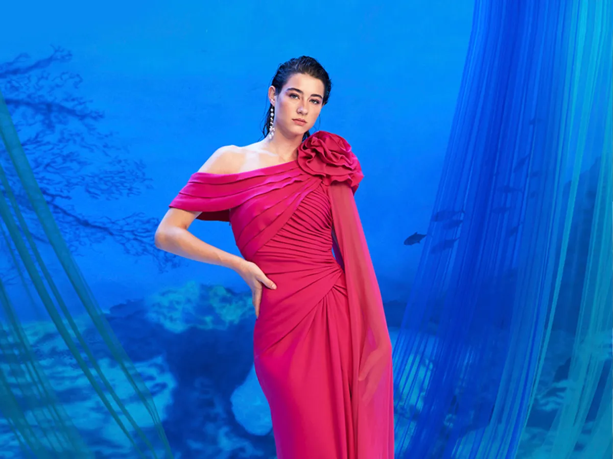 فستان حورية البحر من تاداشي شوجي Tadashi Shoji - الصورة من Launchmetrics/Spotlight ©