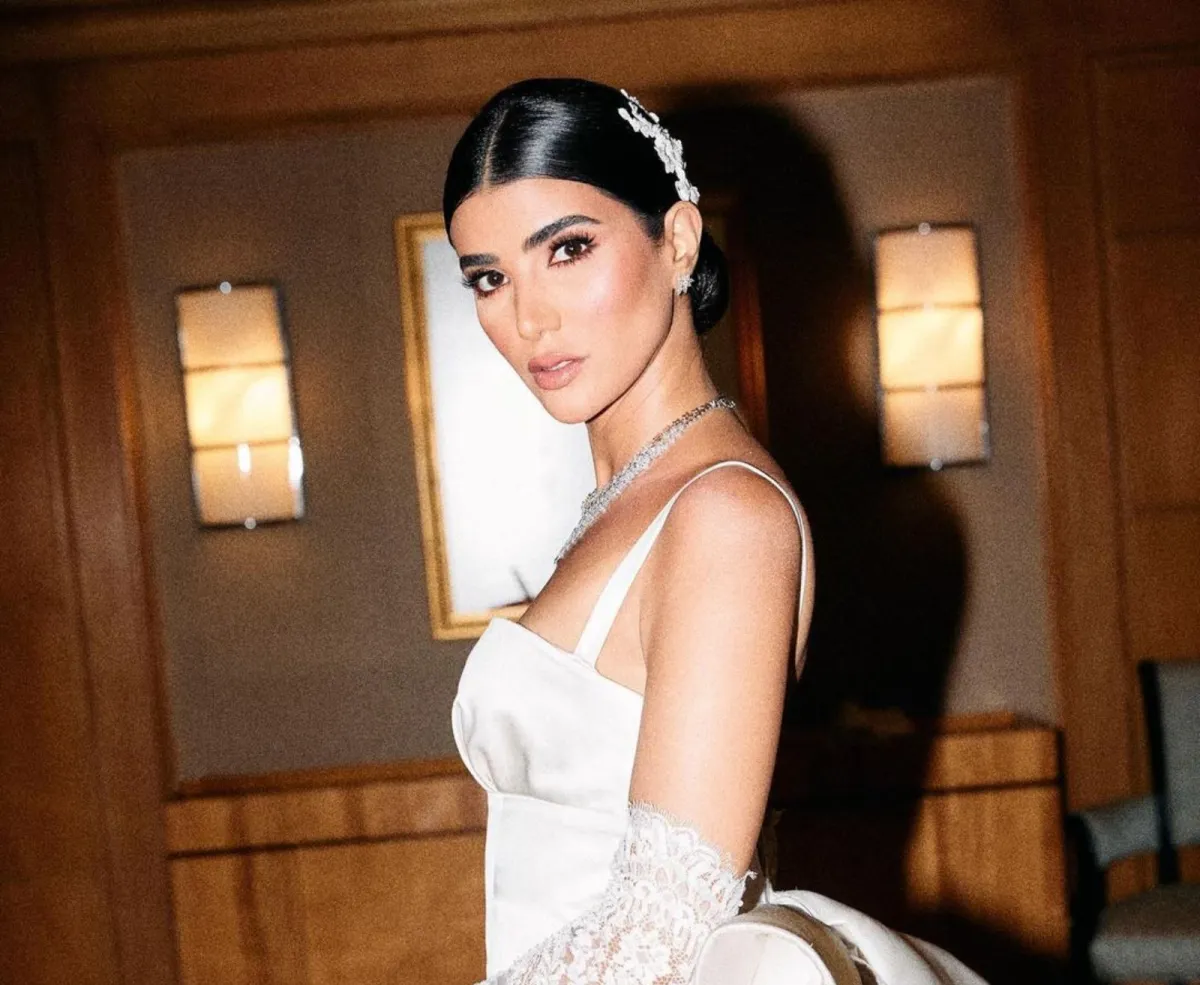 ريم سامي من حفل زفافها - الصورة من حسابها على انستغرام