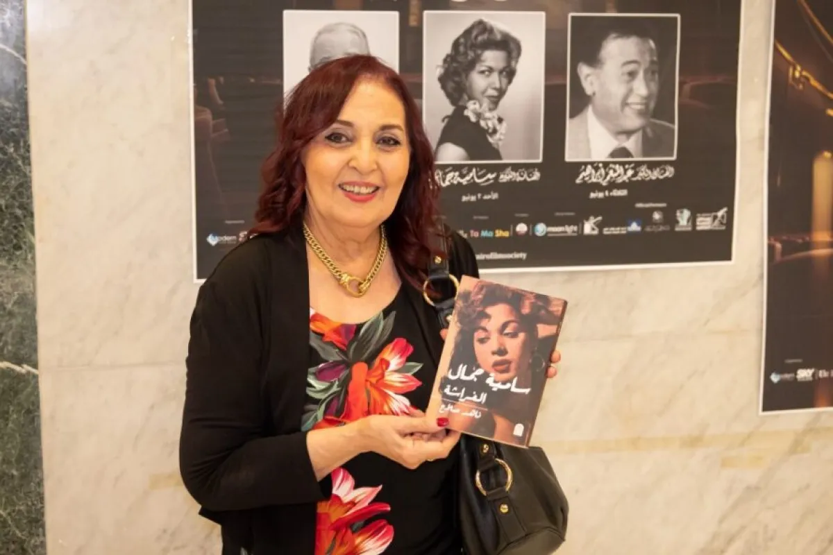 منيرة أباظة الأخت غير الشقيقة لرشدي أباظة- تصوير يحيى أحمد