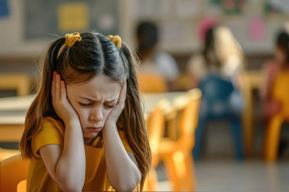 صورة لطفلة تعاني من المضايقات