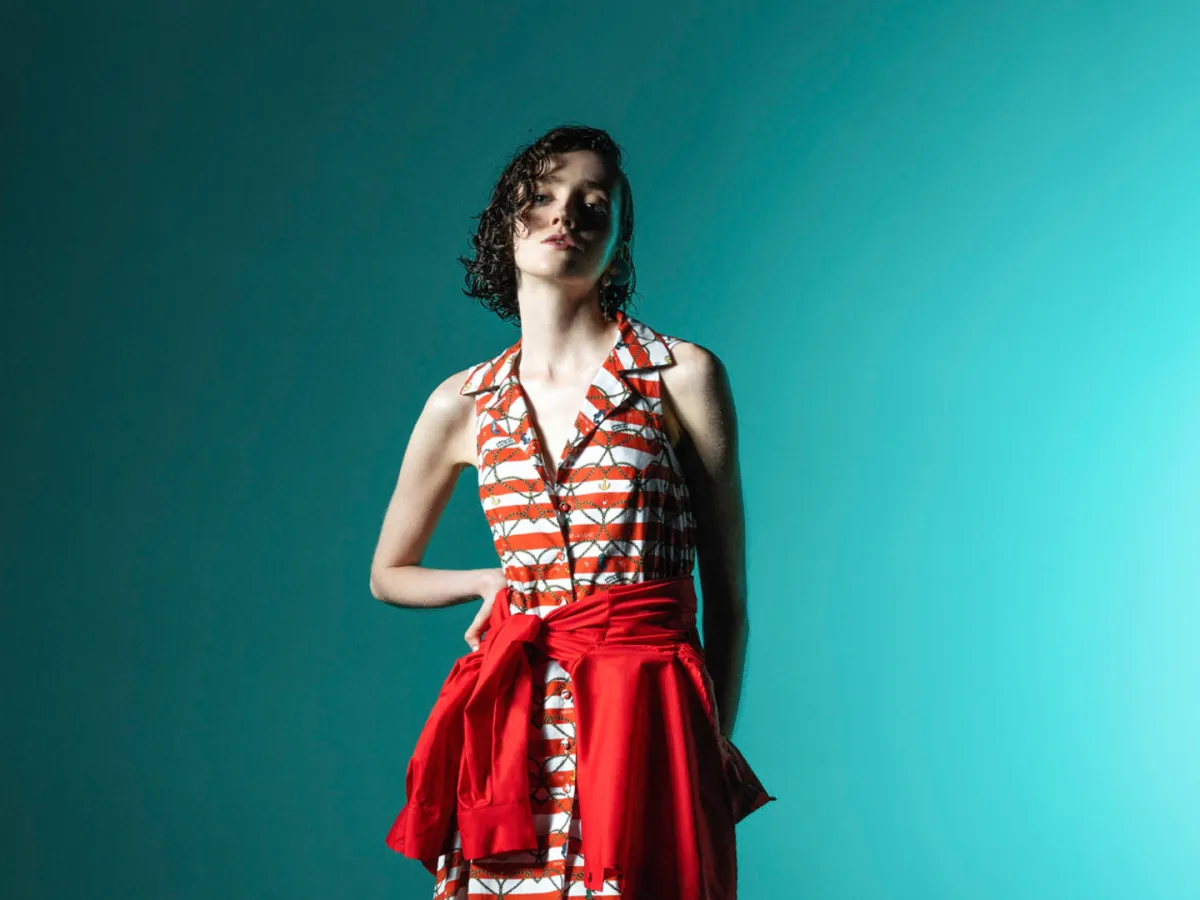 فستان من أليساندرو إنريكيز Alessandro Enriquez - الصورة من Launchmetrics/Spotlight ©