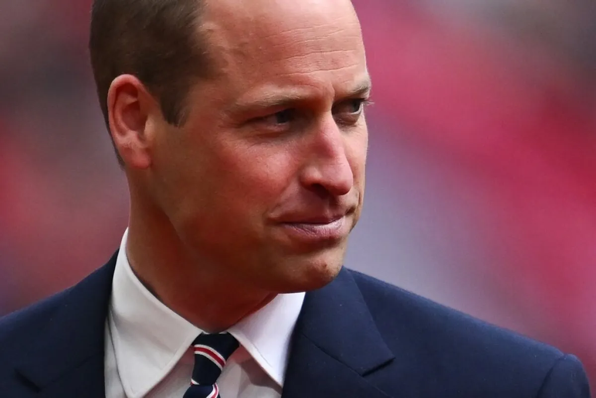 الأمير ويليام Prince William في مبارة لكرة القدم (مصدر الصورة: USTIN TALLIS / AFP)