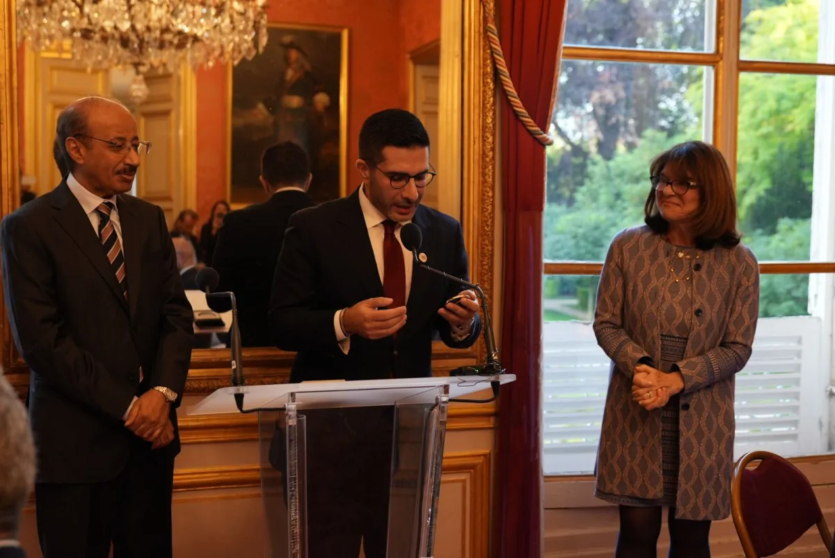 تكريم صحيفة عرب نيوز في مجلس الشيوخ الفرنسي 