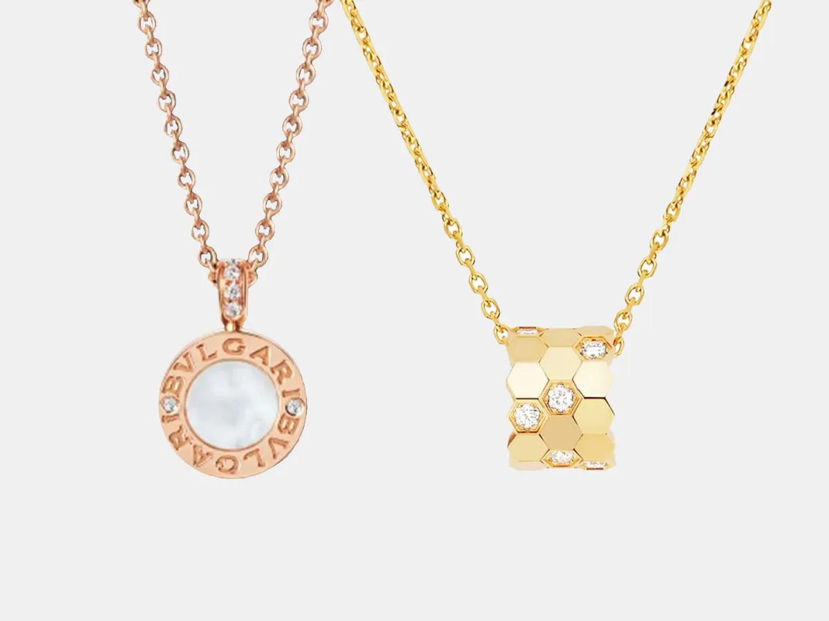 سلاسل ذهب قصيرة