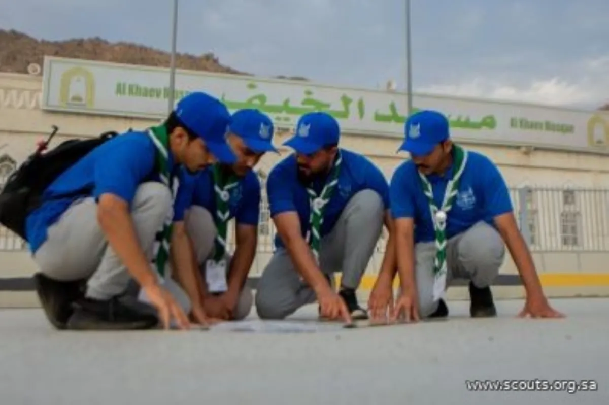 أكثر من 4000 كشاف وجوال ينظمون مسح مشعري منى وعرفات