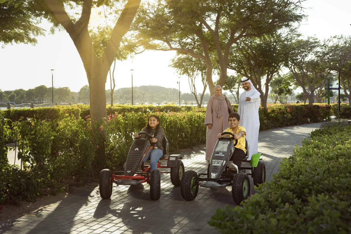 حدائق دبي. الصورة من مكتب دبي الإعلامي