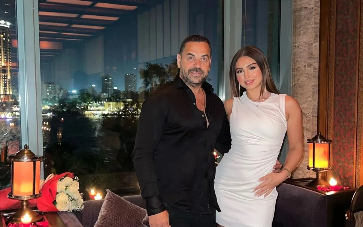 نيكول سعفان وطارق العريان الصورة من حساب نيكول على إنستغرام