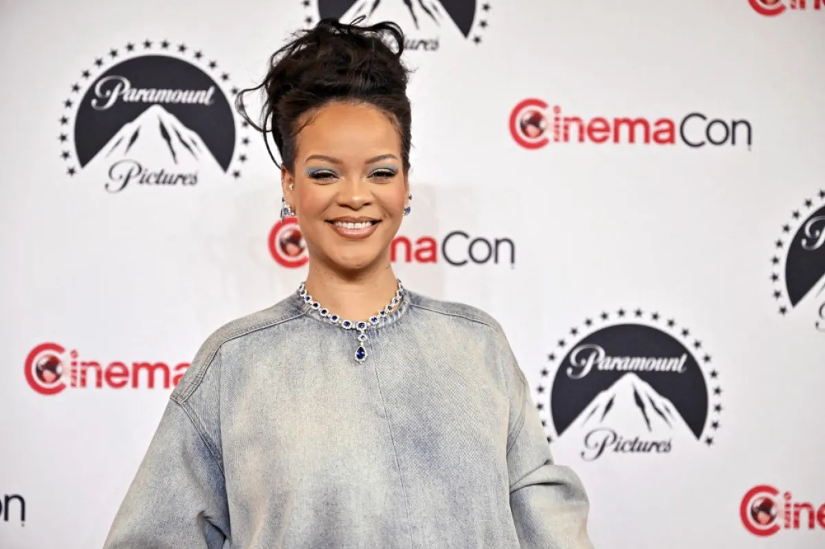 ريهانا Rihanna في  CinemaCon لاس فيغاس (مصدر الصورة: David Becker / GETTY IMAGES NORTH AMERICA / Getty Images via AFP)