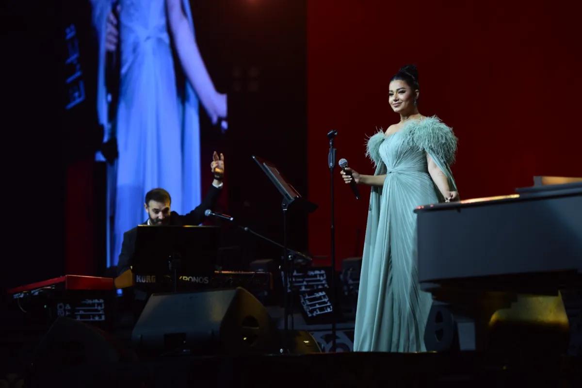 رحمة رياض من حفل ليلة عمر 2024.. الصورة من المكتب الإعلامي للمهرجان