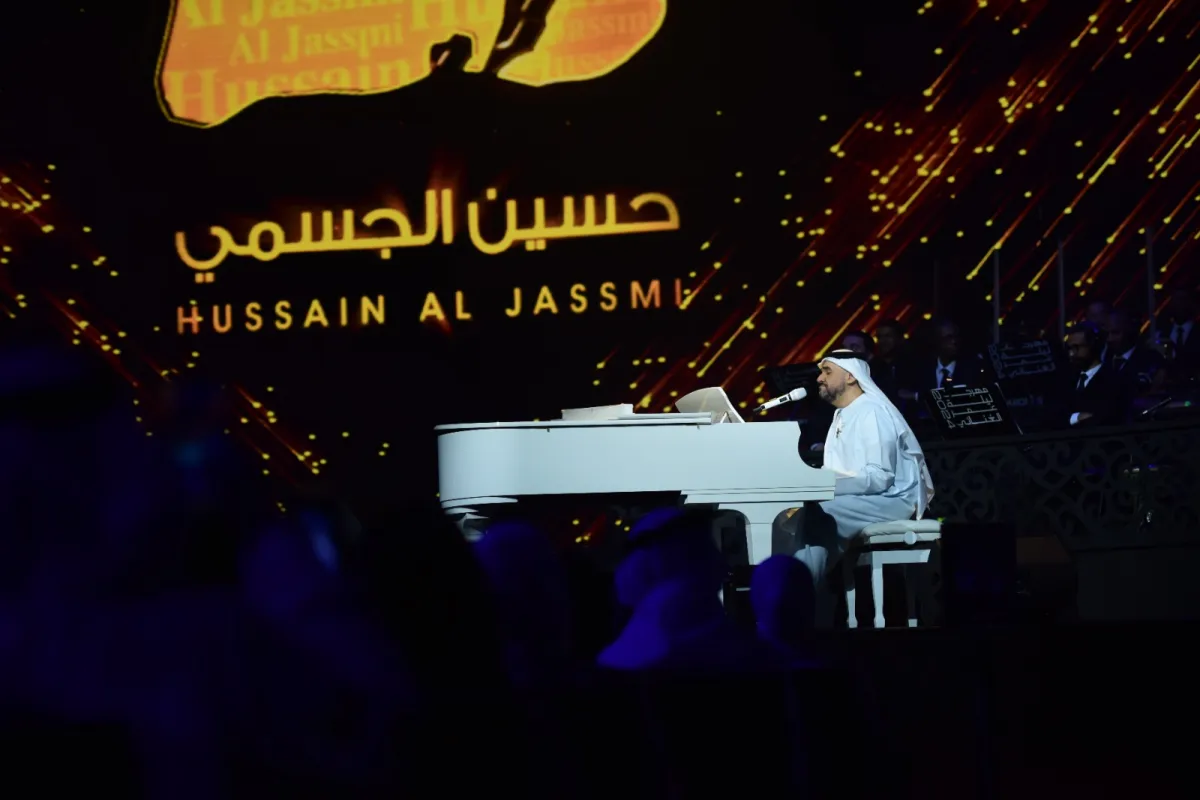 حسين الجسمي من حفل ليلة عمر 2024.. الصورة من المكتب الإعلامي للمهرجان