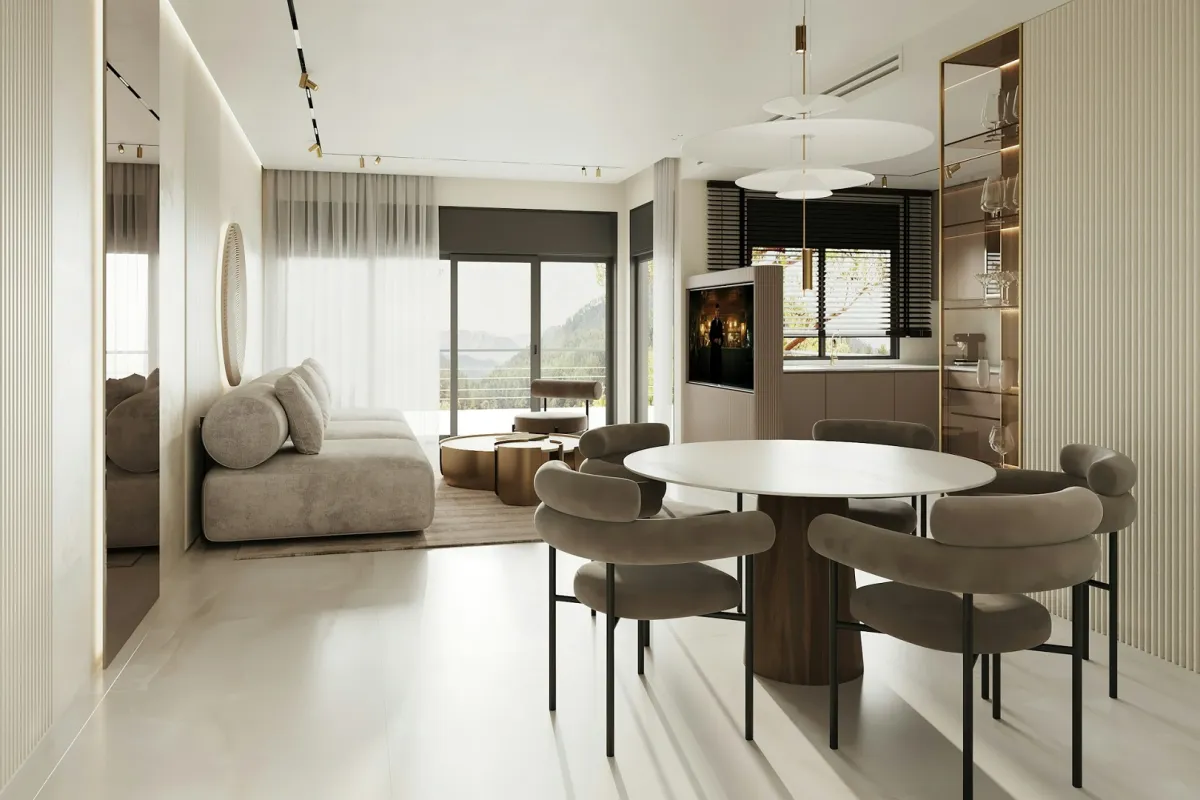 منطقة المعيشة المودرن